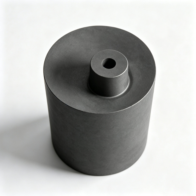 Crisol de grafito con orificio excéntrico | Diseñado específicamente para fundición a presión al vacío de oro, plata y platino | Nuevo material de Jiangxi Ningheda
